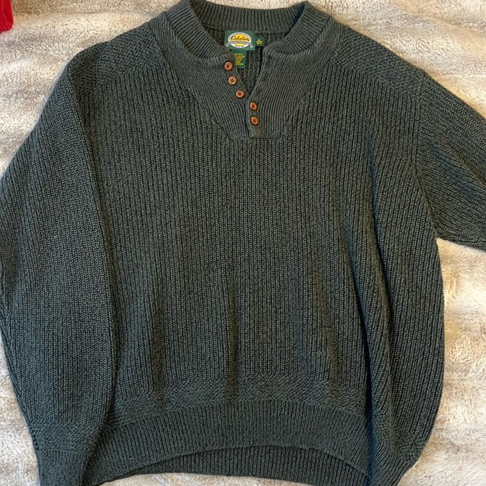 Vintage 1990s Green Cabela Men’s Crewneck